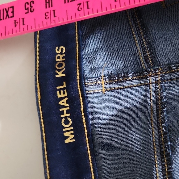 Michael Kores Jeans Womens Size 22W New Ava Super Skinny Dark Denim - Picture 9 of 10